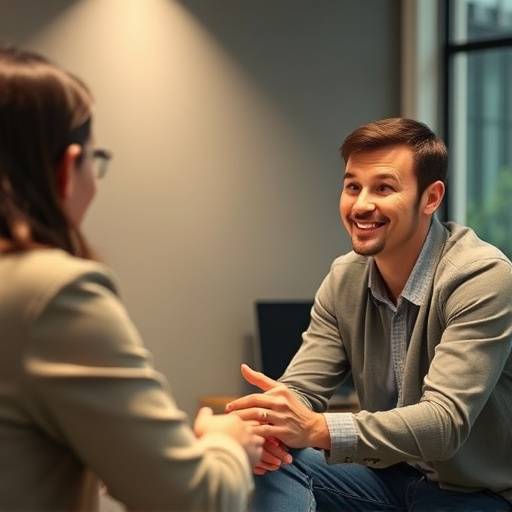 Un coach che supporta un leader in una sessione di coaching