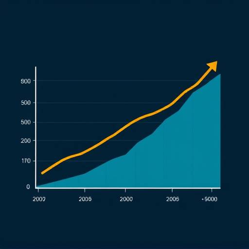 Un grafico che mostra una crescita costante e sostenibile