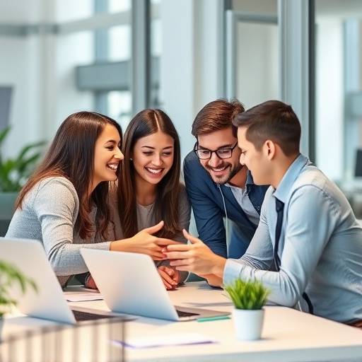 Un team che collabora in modo efficiente e armonioso