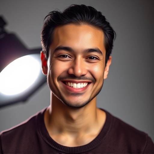 Una persona che sorride con fiducia e sicurezza in s&eacute; stessa